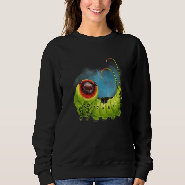 Sweatshirt Chenilles Insectes et Invertébrés Vie (Devant)