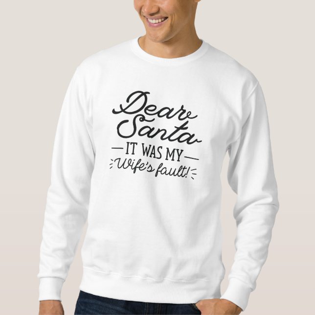 Sweatshirt Cher Père Noël (Devant)