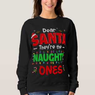 Sweatshirt Cher Père Noël, ce sont les méchants Noël Sant