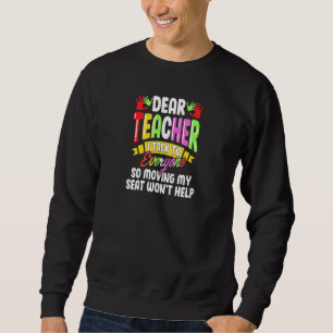 Sweatshirt Cher Professeur Je Parle À Tout Le Monde De Retour
