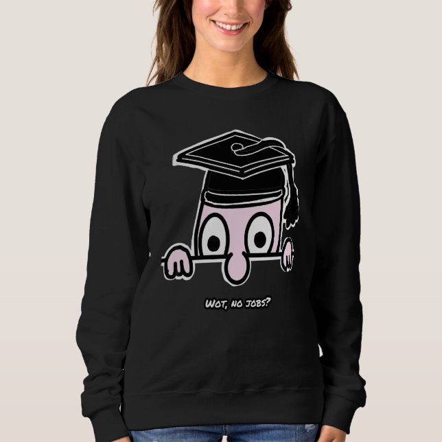 Sweatshirt chercheur doctoral Kilroy diplômé 13 (Devant)
