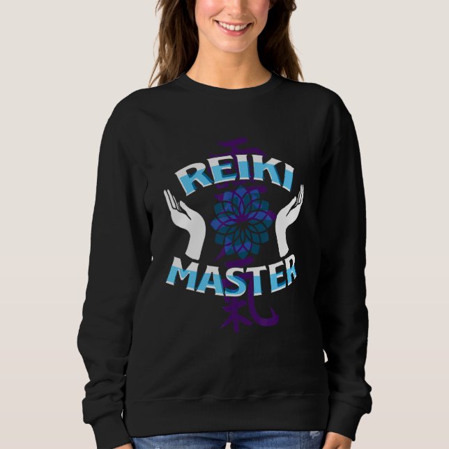 Sweatshirt Chercheur Holistique Master Energy Reiki (Devant)