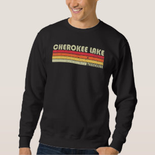 Sweatshirt Cherokee Lake Tennessee Pêche Camping été