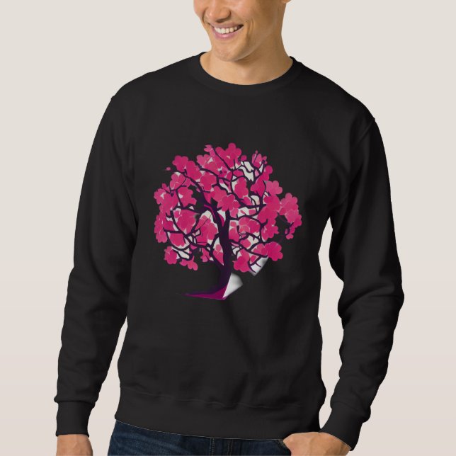 Sweatshirt Cherry Blossom Beauty Tree of Life (Devant)