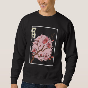 Sweatshirt Cherry Blossom Japonais Sakura Tree Japon Aestheti
