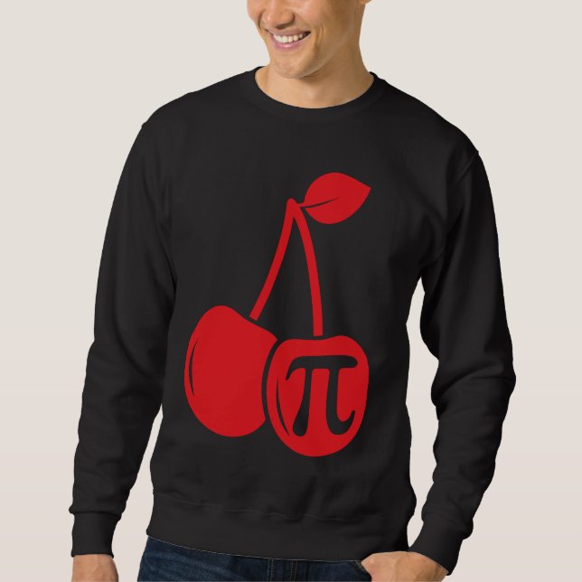 Sweatshirt Cherry Pi Day  Math Nerd Pie Teacher 3 14 Science (Devant)