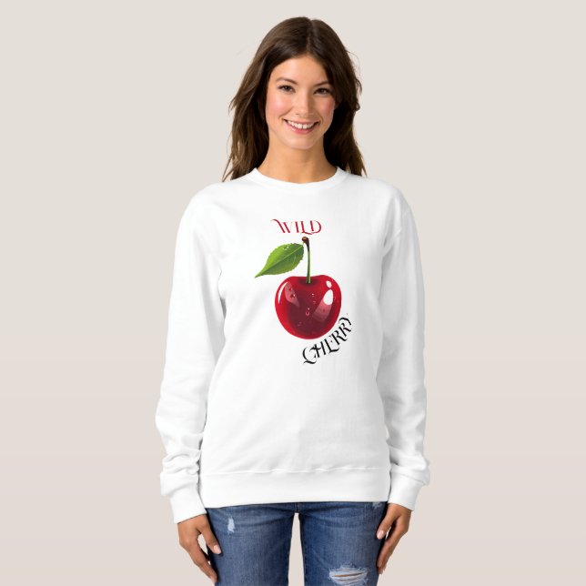 Sweatshirt Cherry sauvage (Devant entier)