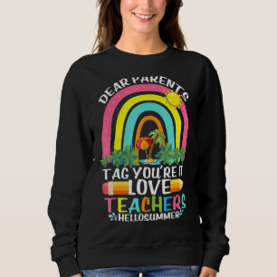 Sweatshirt Chers parents Balise Vous êtes C'est l'amour Ensei