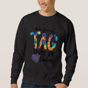 Sweatshirt Chers parents Étiquette Vous êtes ça l'amour Ensei