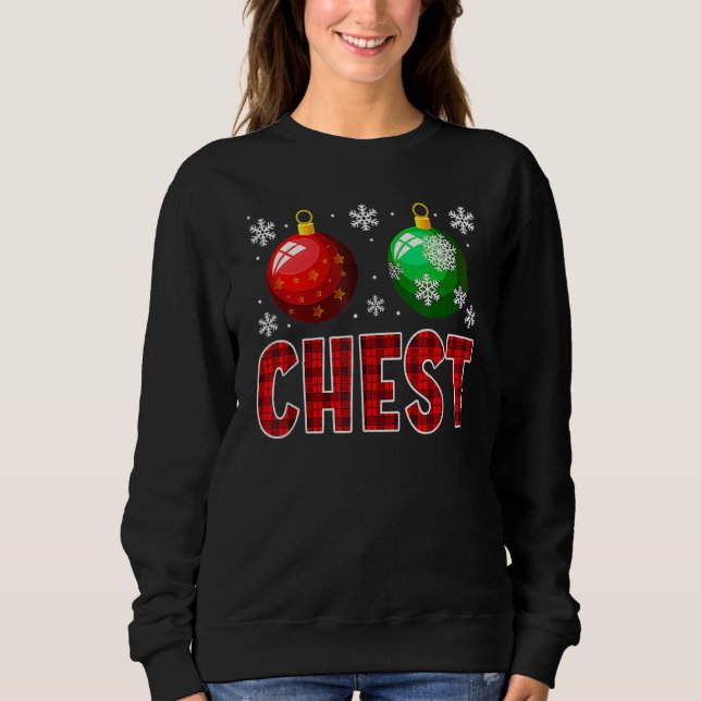 Sweatshirt Chest Nuts Matching Chestnuts  Christmas Couples C (Devant)