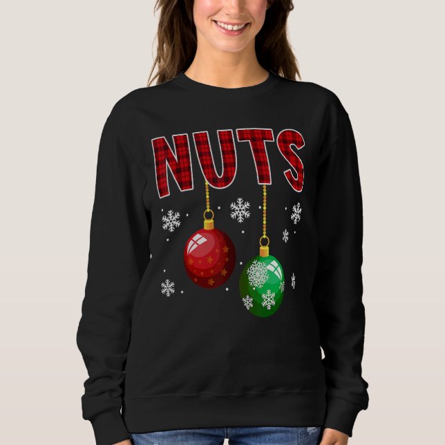 Sweatshirt Chest Nuts  Matching Chestnuts Christmas Couples N (Devant)