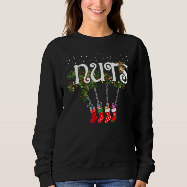 Sweatshirt Chest Nuts  Matching Chestnuts Christmas Couples N (Devant)