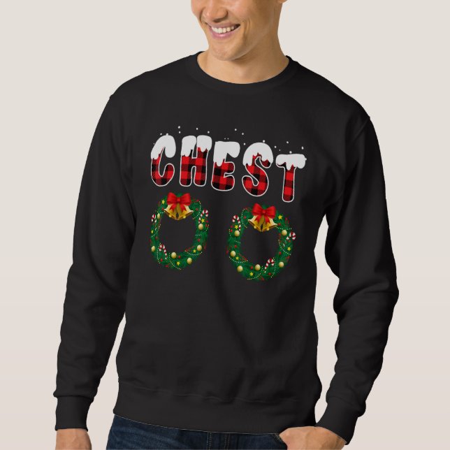 Sweatshirt Chest Nuts  Matching Chestnuts Christmas Couples N (Devant)