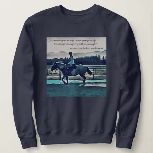 Sweatshirt Cheval (Design devant)
