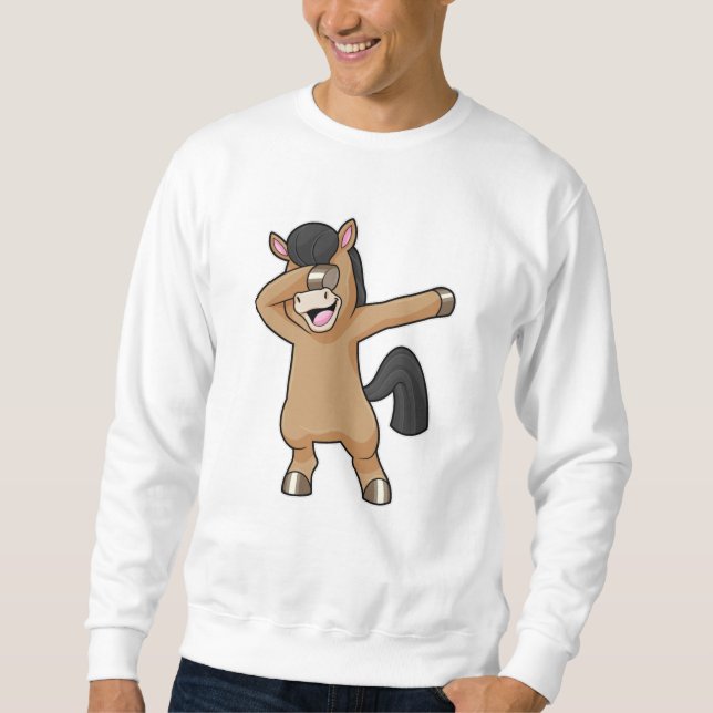 Sweatshirt Cheval à Hip hop Dance Dab (Devant)