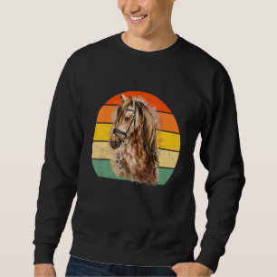 Sweatshirt Cheval Amour Vintage Chevaux Pour Papa Maman Anima