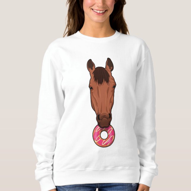 Sweatshirt Cheval avec beigne (Devant)