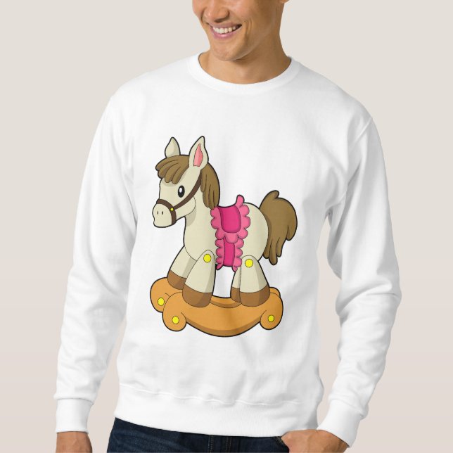 Sweatshirt Cheval comme Cheval à bascule.PNG (Devant)