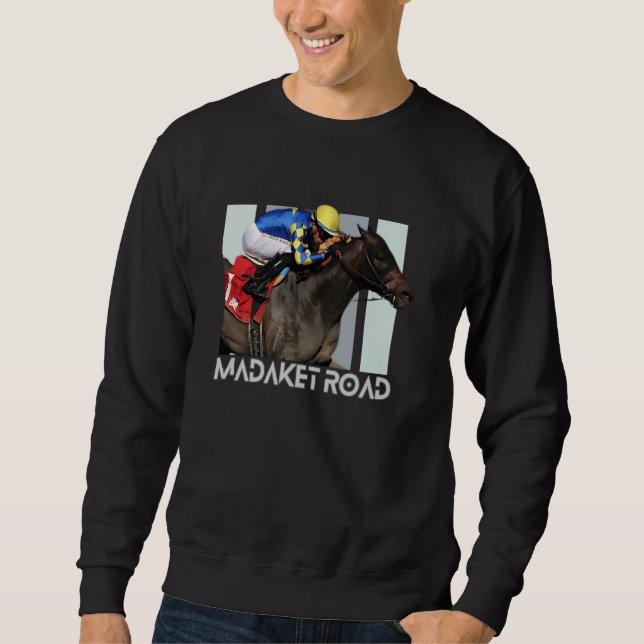 Sweatshirt Cheval de Madaket Road, Course de chevaux, Del Mar (Devant)