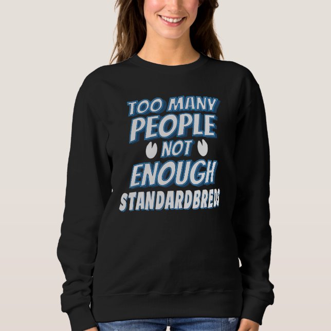 Sweatshirt Cheval de race standard (Devant)