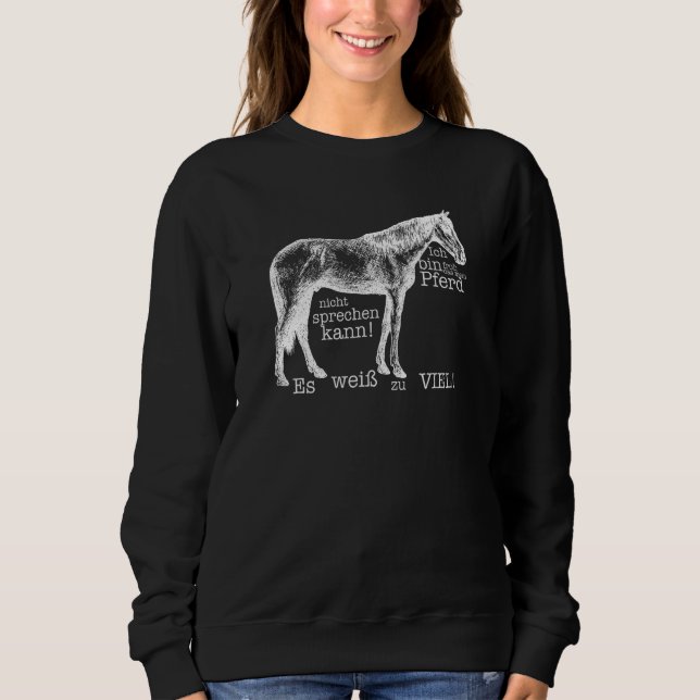 Sweatshirt Cheval Dire Rider (Devant)