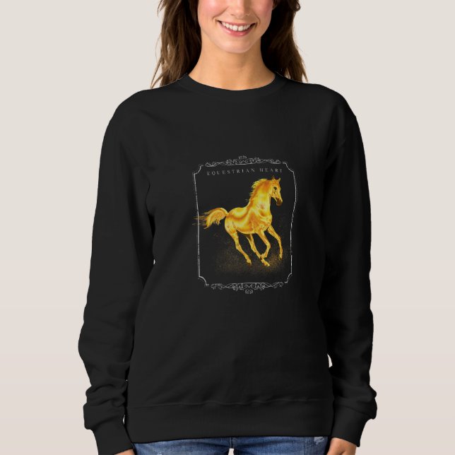 Sweatshirt Cheval d'or (Devant)