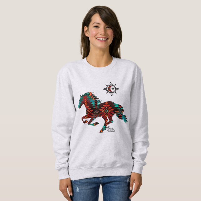 Sweatshirt Cheval du Sud-Ouest (Devant entier)