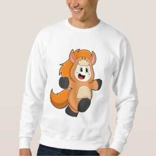 Sweatshirt Cheval en Costume