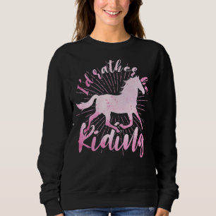 Sweatshirt Cheval Équitation Cheval Equestre Cheval cavalier 