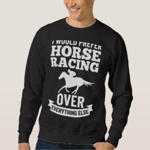 Sweatshirt Cheval équitation tenue Hippodrome Hippodrome Cour