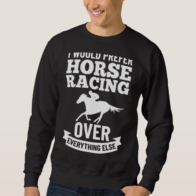 Sweatshirt Cheval équitation tenue Hippodrome Hippodrome Cour (Devant)