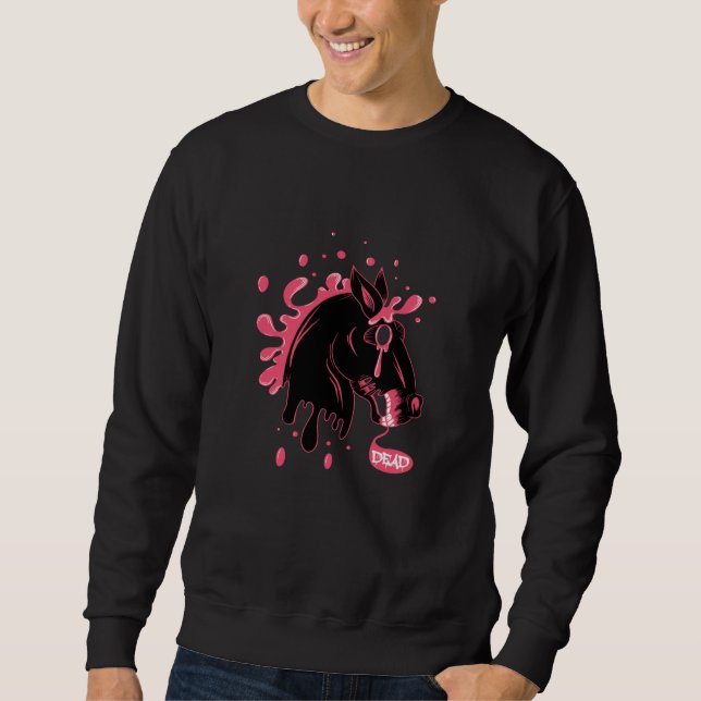 Sweatshirt Cheval foncé (Devant)