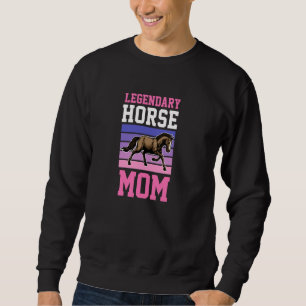 Sweatshirt Cheval légendaire Maman les années 70 80s Retro St