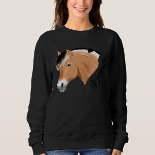 Sweatshirt Cheval Norvégien Fjord Pour Fjords Dark Rider