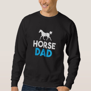 Sweatshirt Cheval Papa Cheval équitation Zip