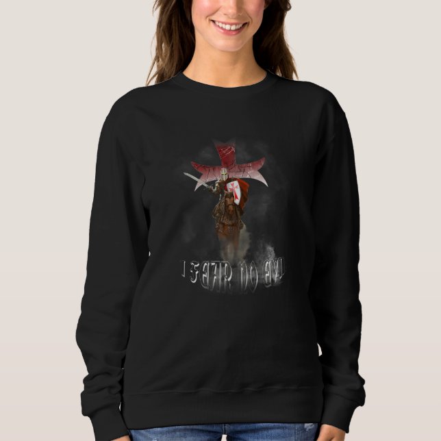 Sweatshirt Chevaliers Templier Croiseur Ordre de la ceinture  (Devant)