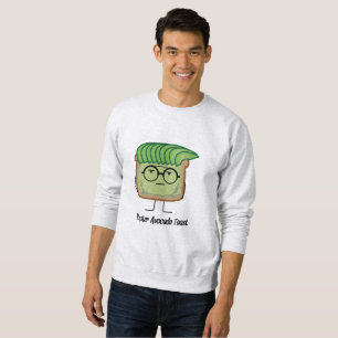 Sweatshirt Cheveux de graisseur en verre de hippie de pain