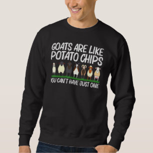 Sweatshirt Chèvre cool Pour Hommes Femmes Ferme De Chèvre Dom