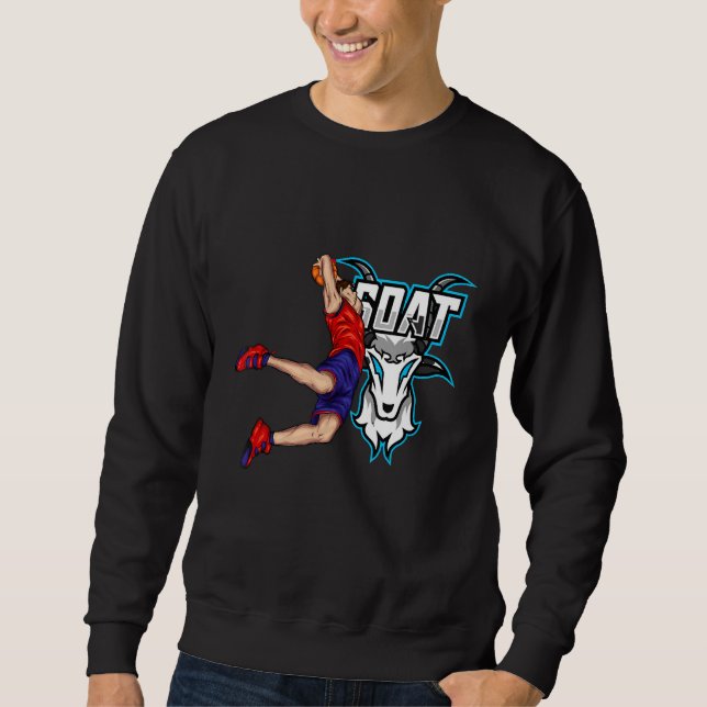 Sweatshirt Chèvre Extraordinaire De Basket Pour Joueurs Profe (Devant)