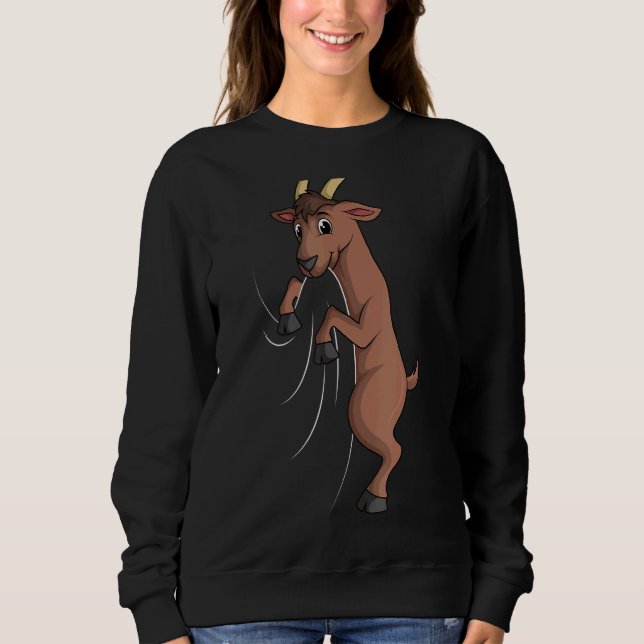 Sweatshirt Chèvres Agricultrices Garçons Enfants (Devant)