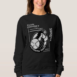 Sweatshirt Cheyne Clan Gaelic Motto Swordsman