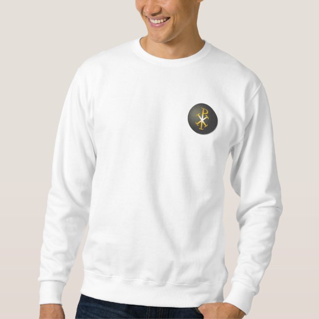 Sweatshirt Chi-Rho (symbole de Jésus-Christ) (Devant)