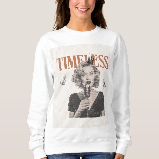 Sweatshirt Chic pop chic chic chic chic chic chic chic chic c (Devant)