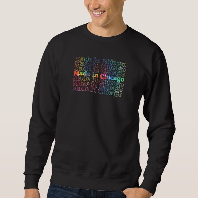 Sweatshirt Chicago Cool Vintage inspiré (Devant)
