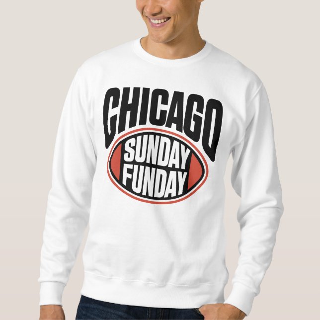 Sweatshirt Chicago dimanche Funday (Devant)