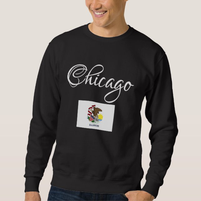 Sweatshirt Chicago, Illinois USA 1 (Devant)