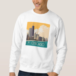 Sweatshirt Chicago   Skyline moderne