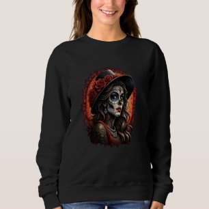 Sweatshirt Chicano Chicana La Raza Barrio Tatouage Art Décès
