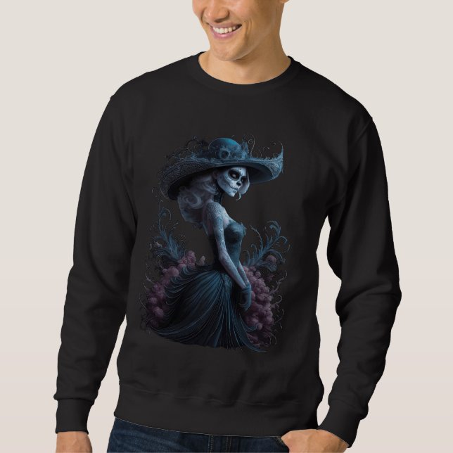 Sweatshirt Chicano Chicana La Raza Barrio Tatouage Art Décès  (Devant)