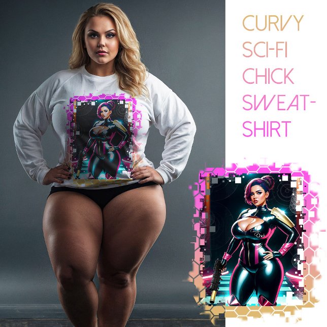 Sweatshirt Chick Sci-Fi Curvy (Créateur téléchargé)